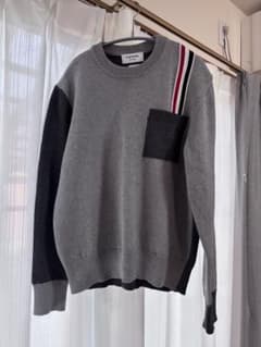 ”THOM BROWNE” RWBストライプカラーニット THOM BROWNE” RWBストライプカラーニット - メルカリ