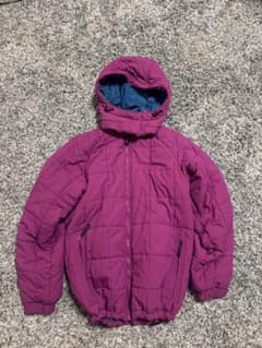 Columbia hooded puffer jacket magenta m - メルカリ