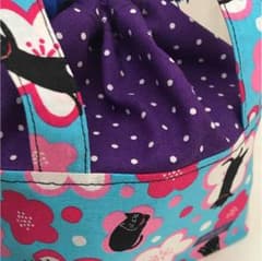 ねこちゃんとドットのお弁当箱入れのサムネイル