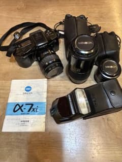 美品』Minolta α-7xi 一眼レフカメラセット - メルカリ