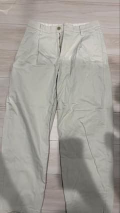 GU メンズ ワークパンツ ベージュ Sサイズのサムネイル