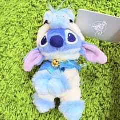 ディズニーストア スティッチ ぬいぐるみキーチェーン 干支 うま 午年