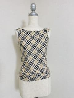BURBERRY BLUE LABEL ボートネック キャミソール ノバチェック - メルカリ