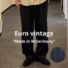 ユーロ　スラックス　optiジッパー60s 70s 80s 90s　ヴィンテージ ユーロビンテージ西ドイツ製ウールスラックス80sストライプOPTI