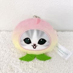 mofusand モフサンド フルーツにゃんミニがまぐち もも　桃 (j