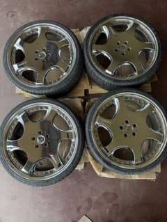 バズレイア メッキ　タイヤ新品　SUV車　車高高　ハリヤー m81982407710_1.jpg?1764138772