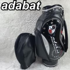 極上美品】adabat キャディーバック ブラック エナメル 5口 - メルカリ