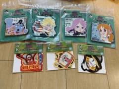 ONE PIECE 미라이 섬 에그 헤드 편 고무 코스터 세트