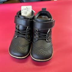 新品】ミキハウスベビーシューズ★ブラック★のサムネイル