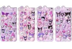 サンリオキャラクター 3D立体シール 4枚セットのサムネイル