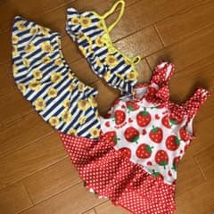 いちご　ひまわり　水着 95cmのサムネイル