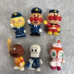 レトロ レア アンパンマンミュージアムコレクション フィギュア六体