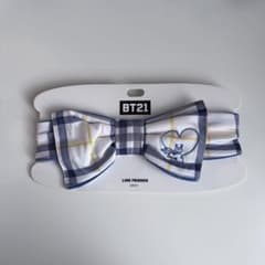 BT21 체크 무늬 헤어 밴드 TATA