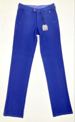 新品「Corneliani ID」テーパード 綿×リネンパンツ イタリア製 44 