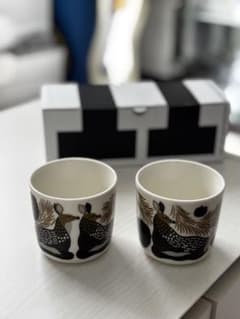 マリメッコ marimekko 新品　箱入り　ラテマグ　ペウラ　ペアのサムネイル
