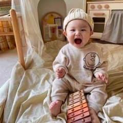 新品　スヌーピーセットアップ　チャーリーブラウン　100 パジャマ　韓国子供服のサムネイル