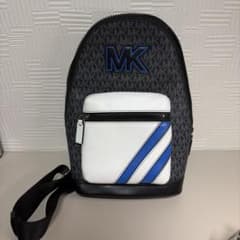 MICHAEL KORS ボディバッグ MKロゴ ブラック ホワイトのサムネイル