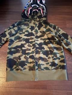 A BATHING APE ダブルジップパーカーswag A BATHING APE シャークパーカー ダブルジップdrip swag - メルカリ