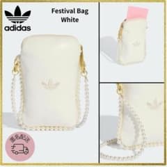 新品 adidas アディダス フェスティバルバッグ ビーズ付き ショルダー