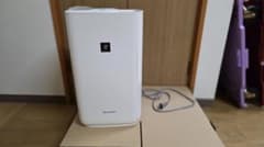 SHARP 加湿器 HV-J75-W 加熱気化式 箱ありのサムネイル
