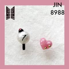BTS 아미봄 귀걸이 8988 (진) 한층 큰 ver & 하트
