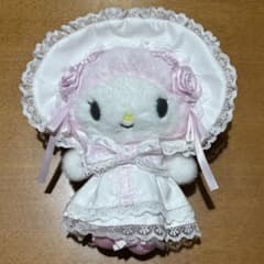 マイメロディ マスコットホルダー ホワイトフリルデザイン サンリオ