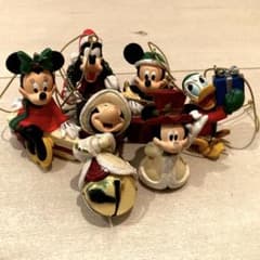 アメリカ購入　ディズニー　クリスマスオーナメント　6体のサムネイル