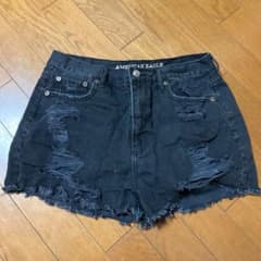 デニムショートパンツダメージのサムネイル