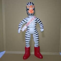 中嶋製作所 製 グレートゼブラ ミドルサイズ ソフビ フィギュア 当時物 未開封】ソフビ タイガーマスク グレートゼブラ 中嶋製作所figure