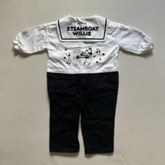Disney Steamboat Willie Romper, Size 90, Mickey Mouse Sailor