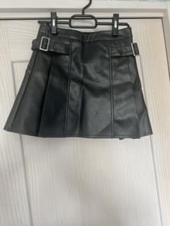 ブラック プリーツミニスカート Sサイズのサムネイル