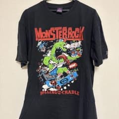 ROLLING CRADLE monster rock Tシャツ ブラック XLのサムネイル