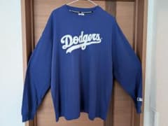【katsuさん専用】MLB公式 ドジャース ロンT 長袖 ブルー XL LLのサムネイル