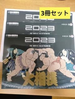 大相撲カレンダー　2023 3冊セットのサムネイル