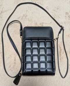 ショルダーバッグ スマホ カード入れ ブラックのサムネイル