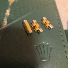 ROLEX メンズ コンビ 純正 コマセット 16250他 箱 おまけ付 ROLEX メンズ コンビ 純正 コマセット 16250他 箱 おまけ付 - メルカリ