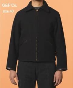 ジャケット・アウター G&F Co. - MELTON COSSACK JACKET _ BLACK G&F Co. MELTON COSSACK JACKET/BLACK/40 - メルカリ