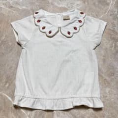 プティマイン美品いちご刺繍付きTシャツのサムネイル