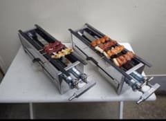 ２台セット　やきとり焼器台　串焼キッチンカー　イベント祭り　道の駅　ガスグリラー 2台セット 焼き鳥 ガスグリラー キャンピングカー 道の駅 模擬店 文化