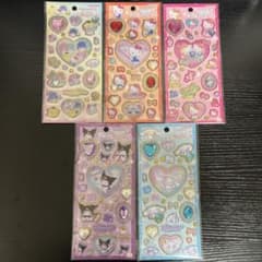 サンリオ キラキラジュエルシール 5パックセット 【正規品】 キャラクターのサムネイル