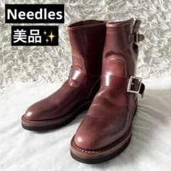 美品✨Needles ニードルズ　エンジニアブーツ　EY276 シェルコードバン 美品✨Needles ニードルズ エンジニアブーツ EY276 シェルコードバン