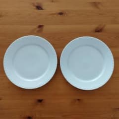 ロイヤルコペンハーゲン ホワイトフルーテッド プレート 27cm (2枚) ①