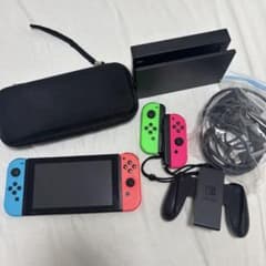 Nintendo Switch 本体（付属品◯、箱無し） - メルカリ