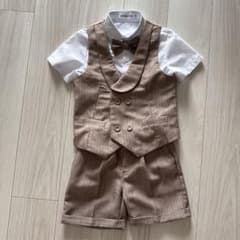 男の子 120cmフォーマル 半袖 キッズ 誕生日 結婚式 発表会 演奏会のサムネイル