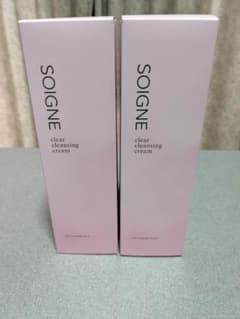 新品未使用SOIGNE ソワーニュ クレンジング メイク落とし 130g 2本 新品未使用SOIGNE ソワーニュ クレンジングメイク落とし 2本セット