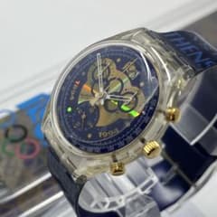 スウォッチ オリンピック100周年記念 1994 クロノグラフ クォーツ 極 