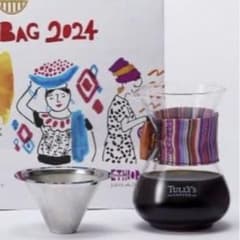 TULLY'S COFFEE ガラスサーバー & ステンレスドリッパーセット