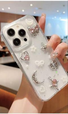 星と月のかわいい　iPhone16Eサイズケースのサムネイル