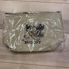 スヌーピー 麻風クーラーバッグ 保冷バッグのサムネイル