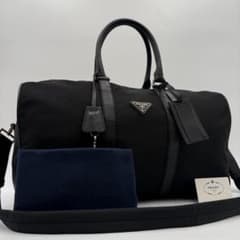 希少　PRADA プラダ　ポコノ　ナイロン　レザー　2way ボストンバッグ 希少 PRADA プラダ ポコノ ナイロン レザー 2way ボストンバッグ